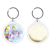 50Pcs Round DIY Blank Clear Acrylic Keyring (3.5X3.5 Cms) - Willow